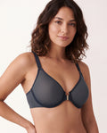 Front-Closure Mesh Support Bra