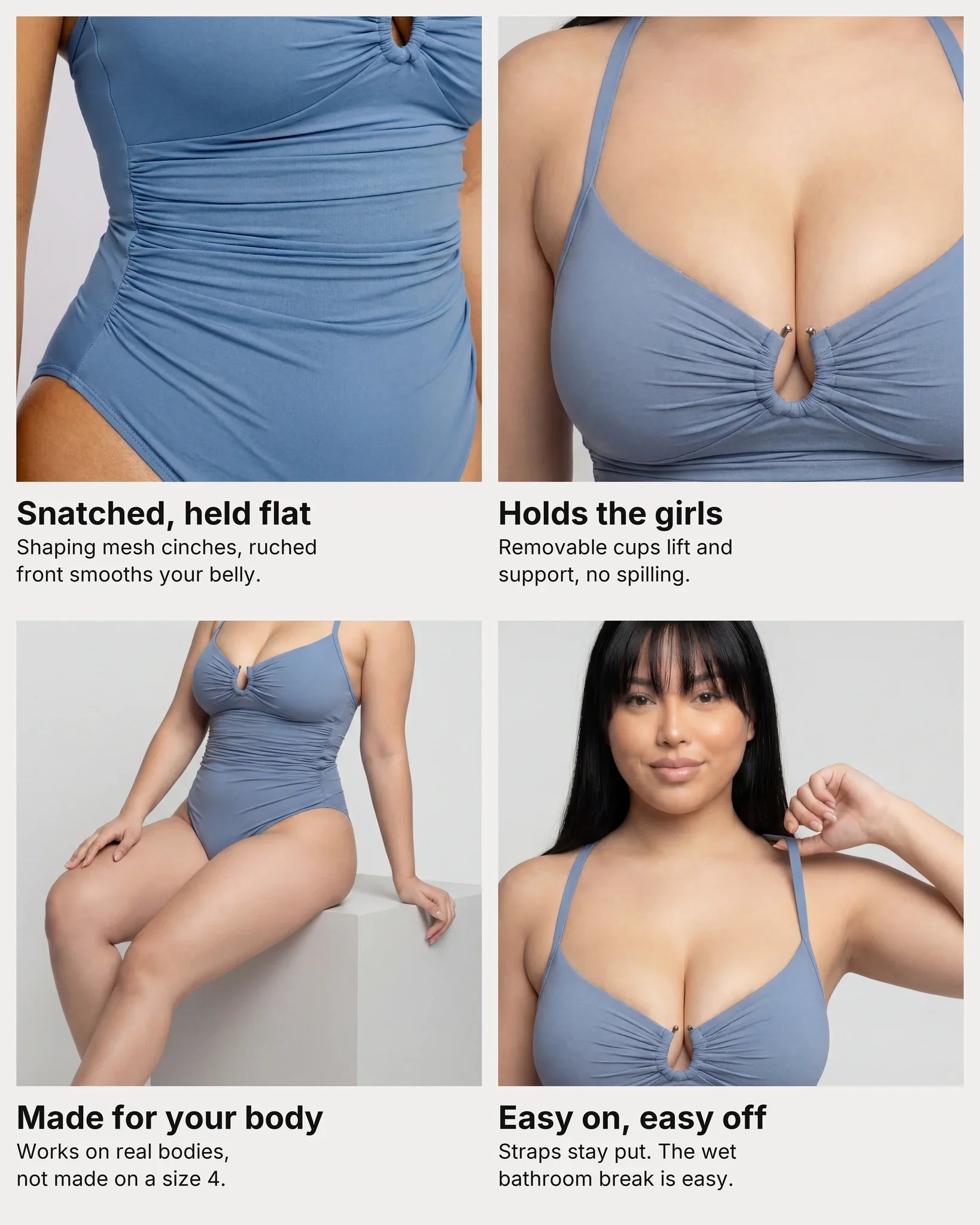 LEISHAPE™ U-Ring Shaping Swimsuit