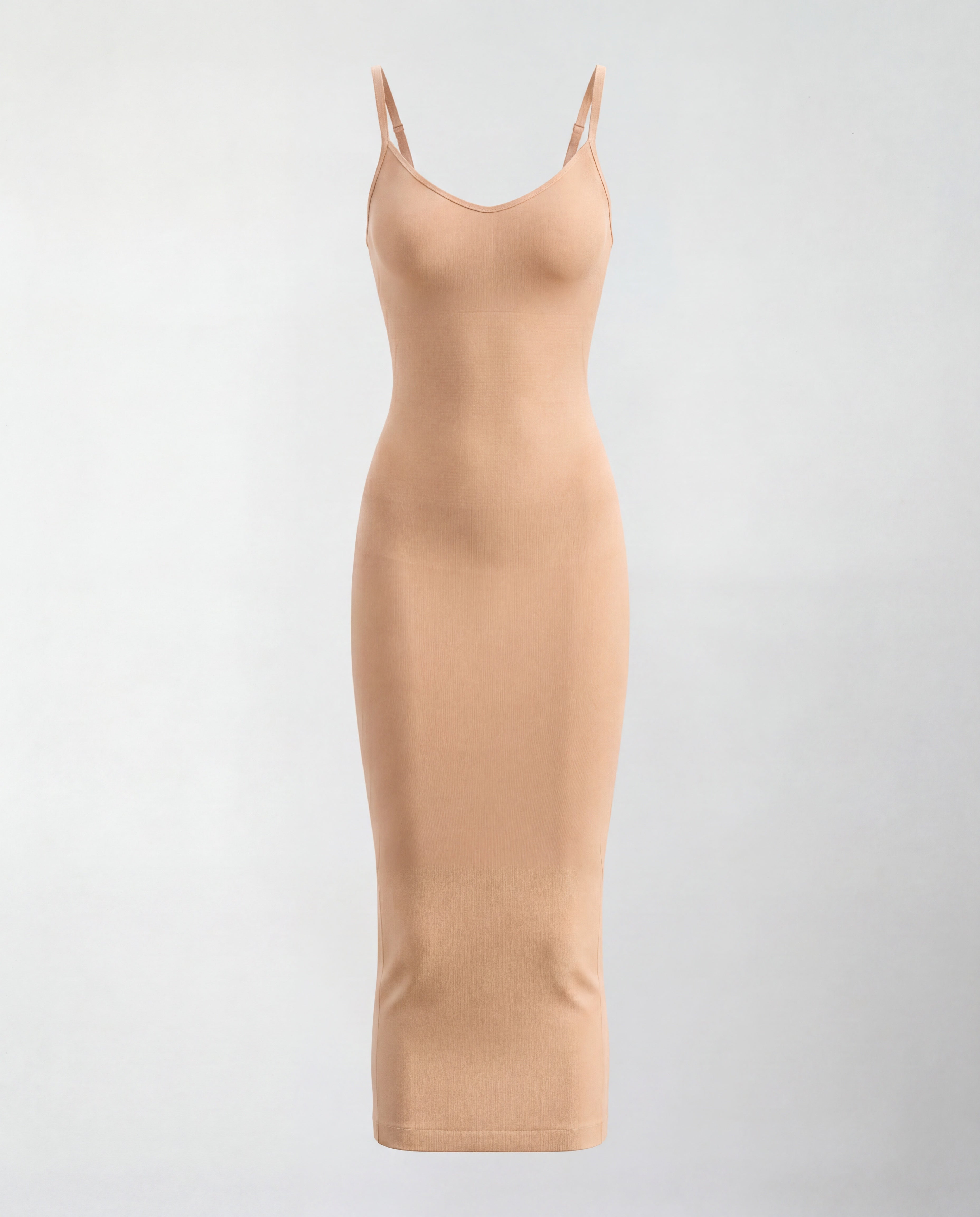 SculptDress™ Seamless V-Neck Midi