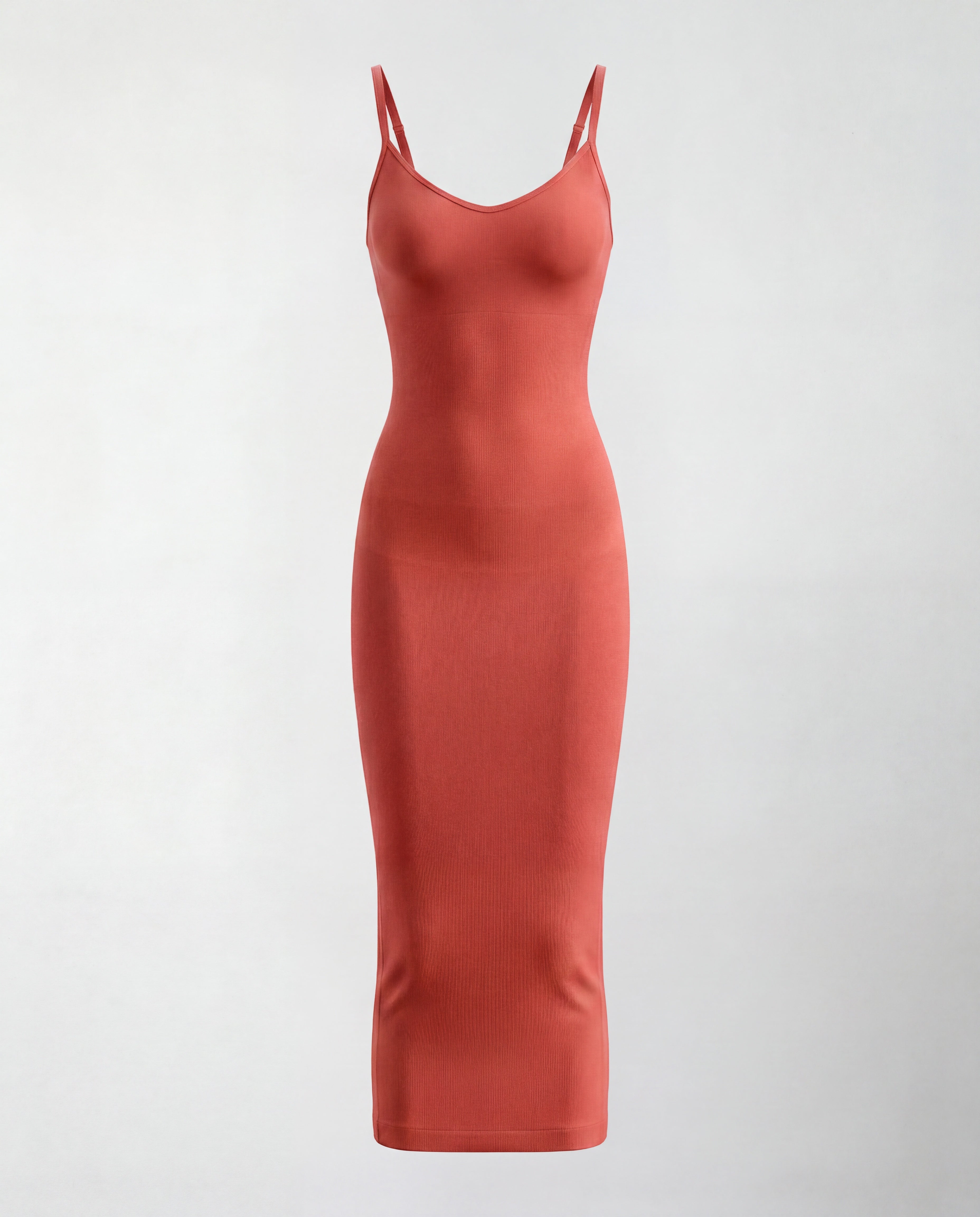 SculptDress™ Seamless V-Neck Midi